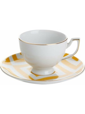 Porland Morocco Tabak+Çay Fincanı D4 Sarı 170cc