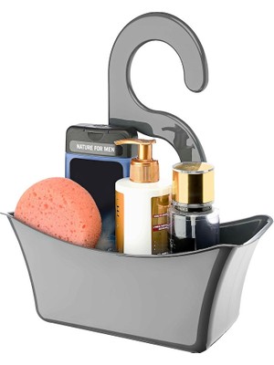 Pazariz Pazarız Hook Çok Amaçlı Duş Banyo Sepeti Organizer - Gri