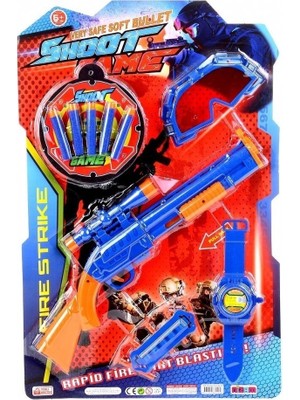 Nizam Oyuncak Sünger Atan Tüfek Seti Sağlam ve Güvenli 5-7 Yaş Erkek Çocuklar İçin