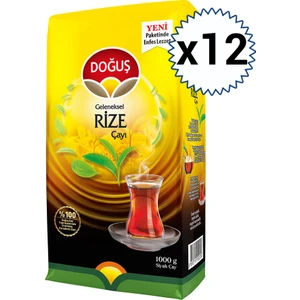 Geleneksel Rize Çay 1000 gr 12 Adet
