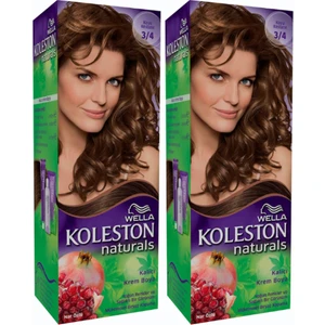 2’li Koleston Naturals 3/4 Koyu Kestane - Kalıcı Krem Saç Boyası