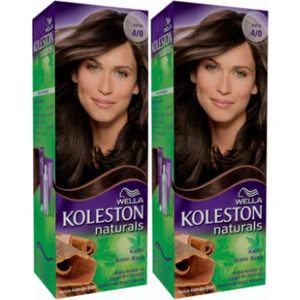 2’li Koleston Naturals 4/0 Kahve - Kalıcı Krem Saç Boyası