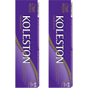 2’li Koleston Tüp Açık Kumral 8/0 Saç Boyası