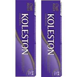 2’li Koleston Tüp Koyu Kestane 3/4 Saç Boyası