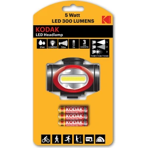 Headlamp 5W-300 LED Kafa Lambası-3 Adet Pil Hediyeli
