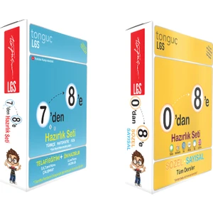 Tonguç Akademi 7'den 8'e ve 0'dan 8'e Hazırlık Seti