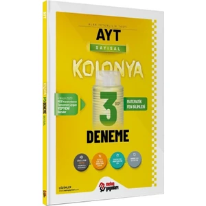 Metin Yayınları AYT Kolonya Sayısal 3 Deneme
