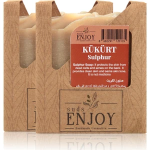 Suds Enjoy Doğal 2 Adet Kükürt El Yapımı Sabun 2 x 100 gr
