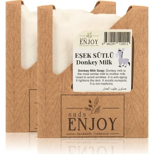 Suds Enjoy Doğal 2 Adet Eşek Sütlü El Yapımı Sabun 2 x 100 gr