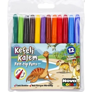 Nova Color Keçeli Kalem 12'li