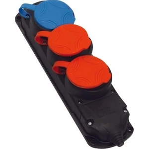 Kauçuk Üçlü Priz 2 Tri 1 Mono