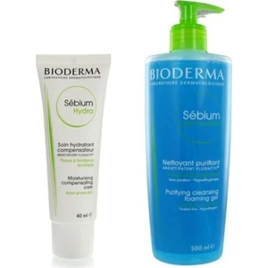 Sebium Hydra Cream 40 ml Sebium Yıkama Jel 500 ml Bakım Seti