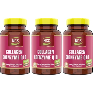 Hidrolize Collagen Coenzyme Q10 Biotin Zinc Selenium 3 Adet 30 Tablet