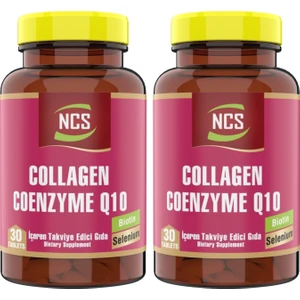 Hidrolize Collagen Coenzyme Q10 Biotin Zinc Selenium 2 Adet 30 Tablet