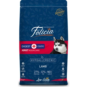 Az Tahıllı 3 kg Yetişkin Kuzulu M/large Breed Hypoallergenic Köpek Maması