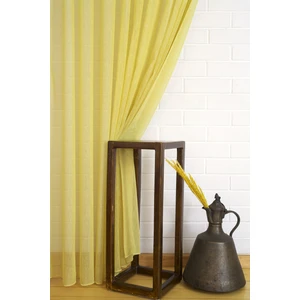 Keten Tül Limon Rengi 1-2 Seyrek Pile 150 x 260 cm