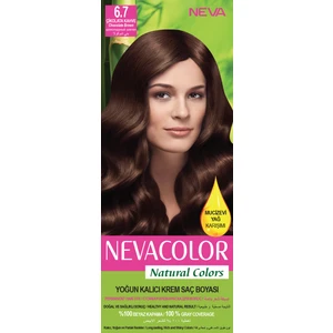 Natural Colors 6.7 Çikolata Kahve - Kalıcı Krem Saç Boyası Seti