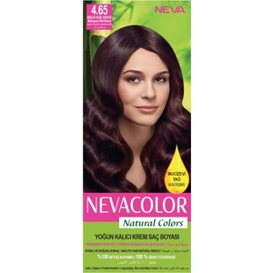 Natural Colors 4.65 Akaju Kızıl Kahve - Kalıcı Krem Saç Boyası Seti