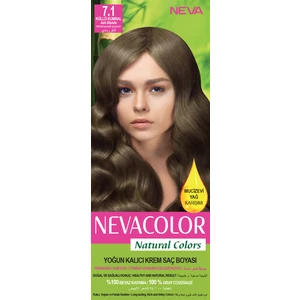 Natural Colors 7.1 Küllü Kumral - Kalıcı Krem Saç Boyası Seti