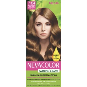 Natural Colors 7.334 Altın Karamel - Kalıcı Krem Saç Boyası Seti