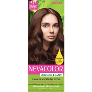Natural Colors 6.77 Sıcak Çikolata - Kalıcı Krem Saç Boyası Seti