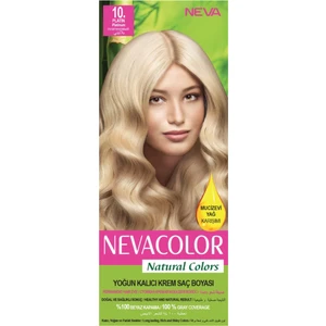 Natural Colors 10 Platin - Kalıcı Krem Saç Boyası Seti