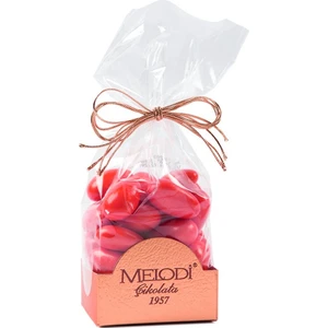 Melodi Çikolata Kırmızı Renkli Badem Şekeri 500 gr