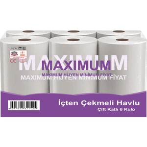 Içten Çekmeli Havlu 2.5 kg 6’li Rulo