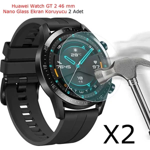 Huawei Watch Gt 2 46MM Nano Glass Ekran Koruyucu 2 Adet