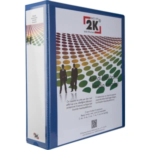 7 cm 4 Halkalı Iç Dış Şeffaf Cepli Firma Sunum ve Evrak Klasörü 520 Yaprak