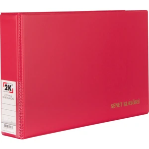 Pvc 2 Halkalı Senet Klasörü 15,5 x 26 cm 250 Yaprak