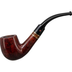 Kırmızı Yıldız 113 6mm. Filtreli Ebonit Saplı Pipo