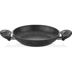Vilma Yumurta Granit Sahanı 20 cm Siyah