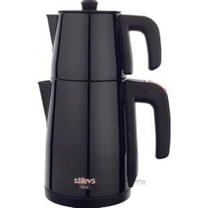 Sıh30607 Biçay Çelik Çay Makinesi İnox - Siyah