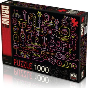 Ks Games 1000 Parça Robot Atölyesi Puzzle