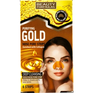 Beauty Formulas Gold Burun Bandı 6 Adet