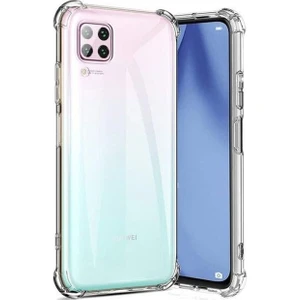 Case Street Huawei P40 Lite Kılıf Antishock Ultra Koruma + Nano Glass Şeffaf