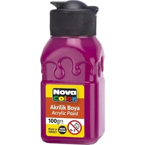 Nova Color Akrilik Boya 100 ml Magenta Kırmızı