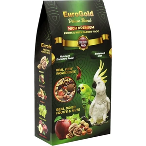 Deluxe Blend Fruits&Nuts Meyveli ve Kuruyemişli Papağan Yemi 650 Gr