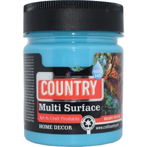Multi Surface Hobi Boyası Craft Country 2500 Cc 1063 Kobalt Turkuaz C