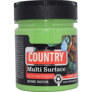 Multi Surface Hobi Boyası Craft Country 2500 Cc 1078 Açık Yeşil