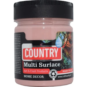 Multi Surface Hobi Boyası  Craft Country 2500 Cc 1026 Antik Pembe