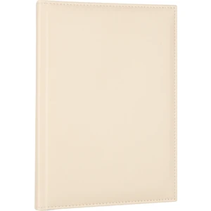 Çizgili Defter Diplomat 14 x 20 cm Bej