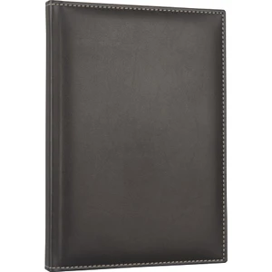 Çizgili Defter Diplomat 14 x 20 cm Siyah