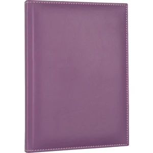 Çizgili Defter Diplomat 14 x 20 cm Mor