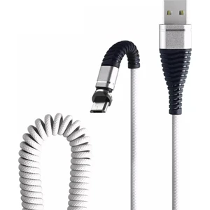 Micro USB Spiral Şarj Kablo - 1mm