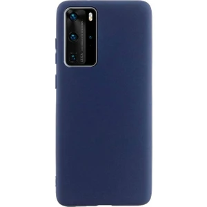 Huawei P40 Pro Kılıf Premier Silikon Esnek Koruma Lacivert