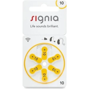 Signia 10 Numara Işitme Cihazı Pili 5'li