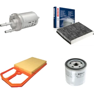 Filtre Bakım Seti Volkswagen Polo 1.4 2006+ Benzinli Hava + Yağ + Yakıt Filtre + Polen Sardes