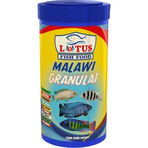 Malawi Granulat  Yunus Sarı Prenses Ahli Ciklet Yüksek Protein Balık Yemi 1000 ml